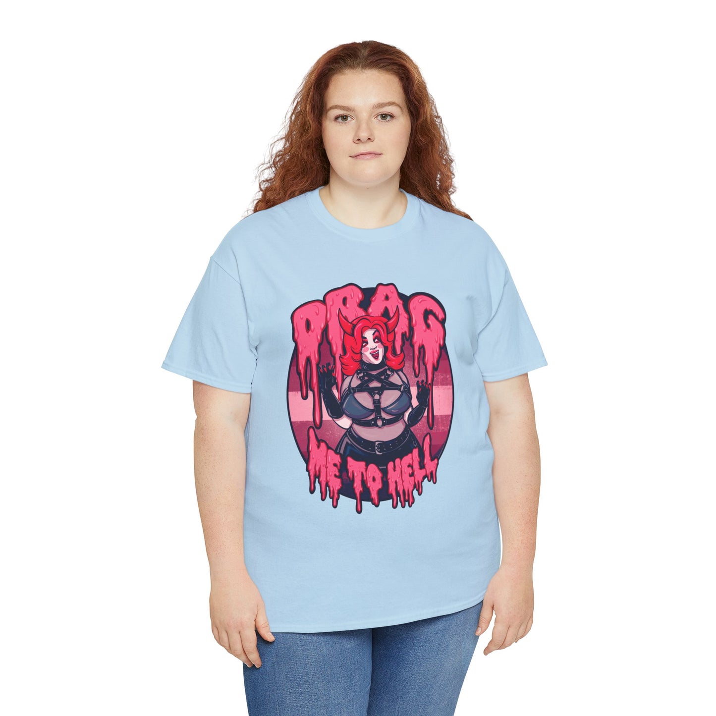Drag Me To Hell Unisex Heavy Cotton Tee