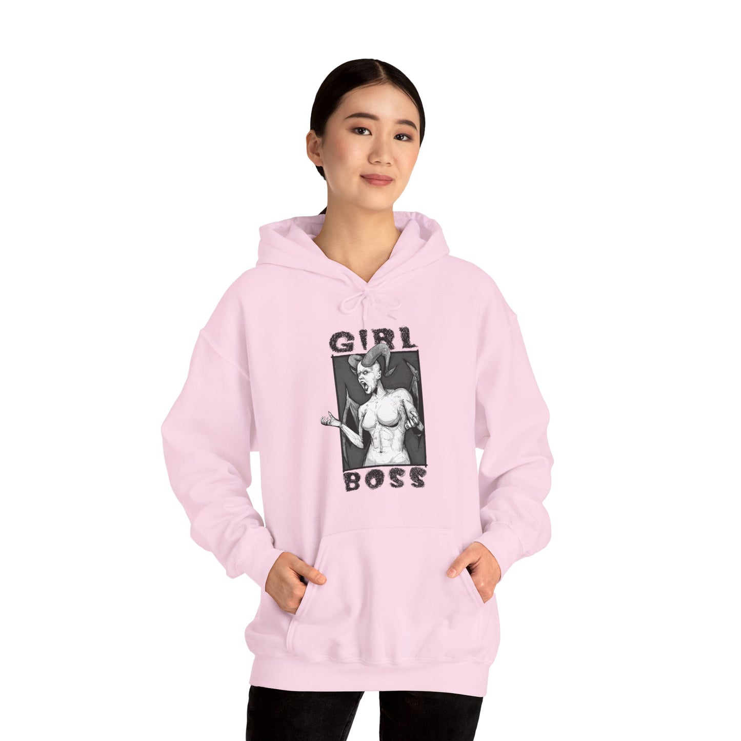 Girl Boss Unisex Heavy Blend Hooded Sweatshirt