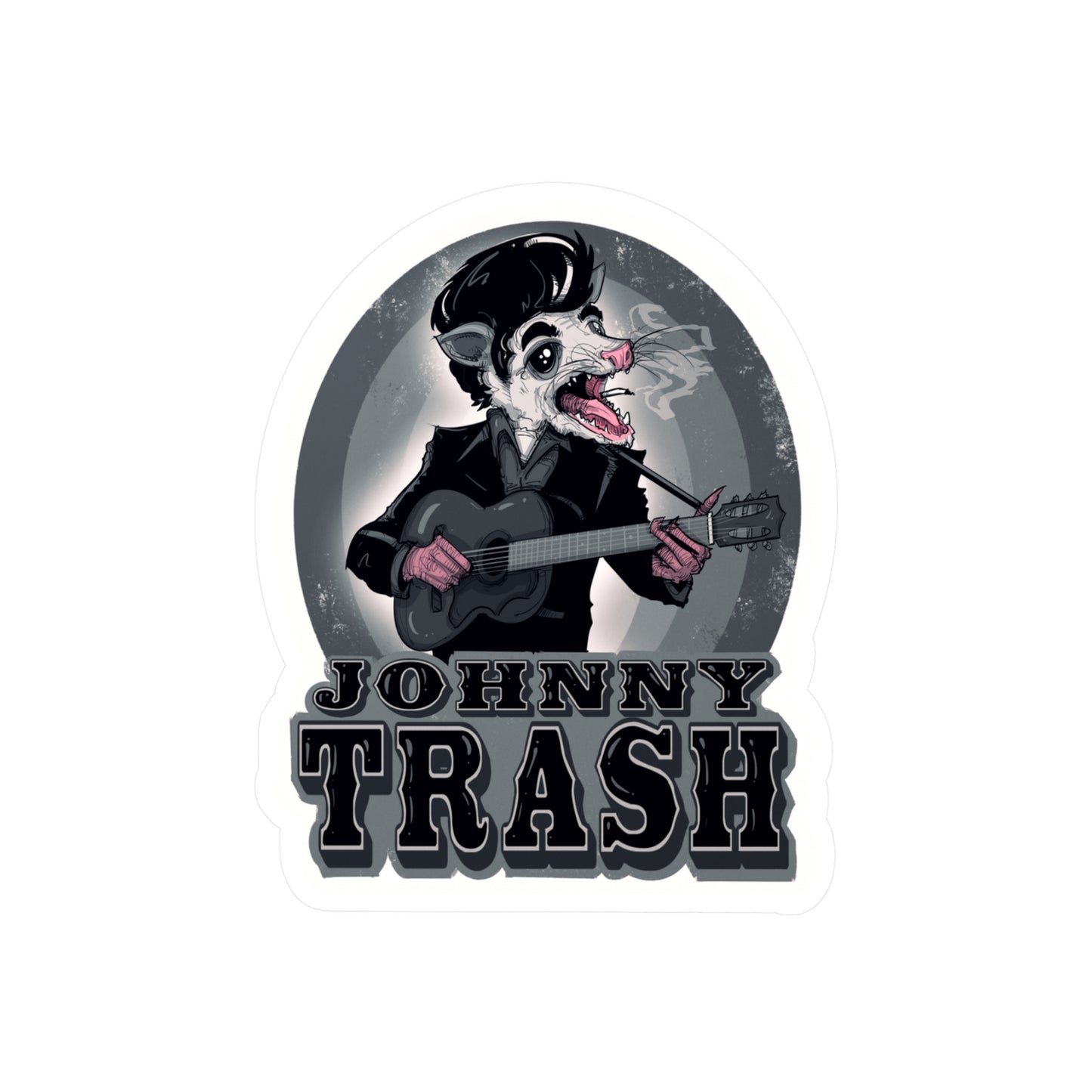 Johnny Trash Kiss-Cut Vinyl Decal