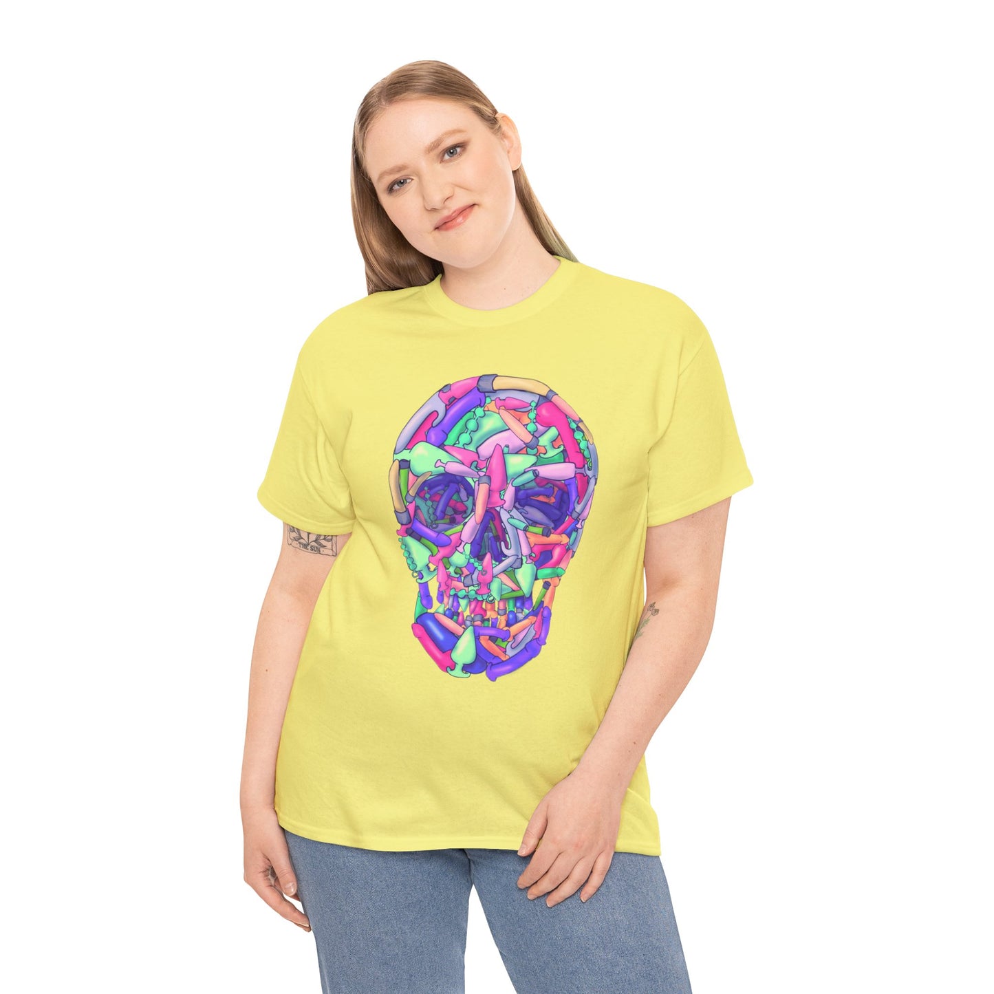 Sex Toy Skull Unisex Heavy Cotton Tee
