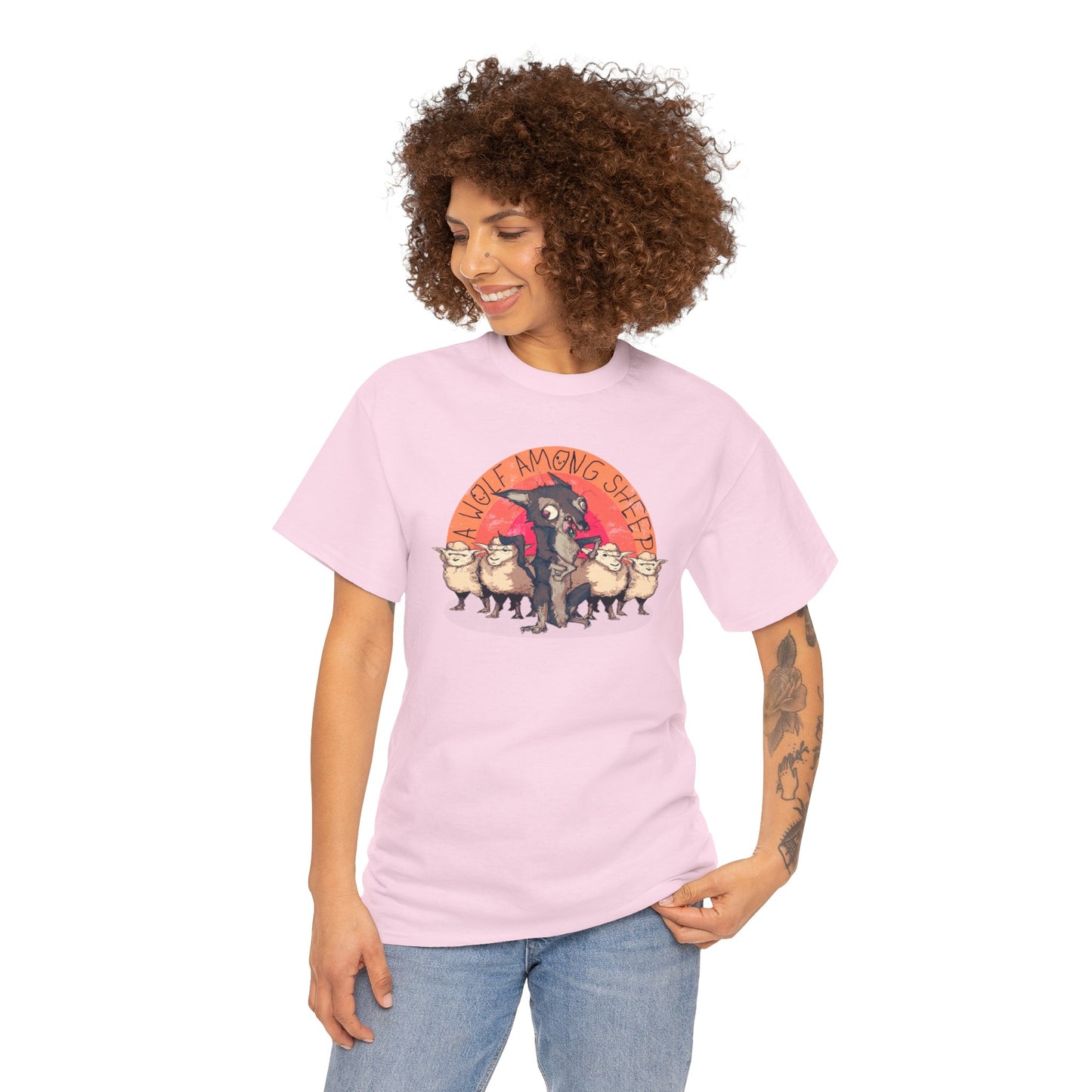 A Wolf Among Sheep Unisex Heavy Cotton Tee