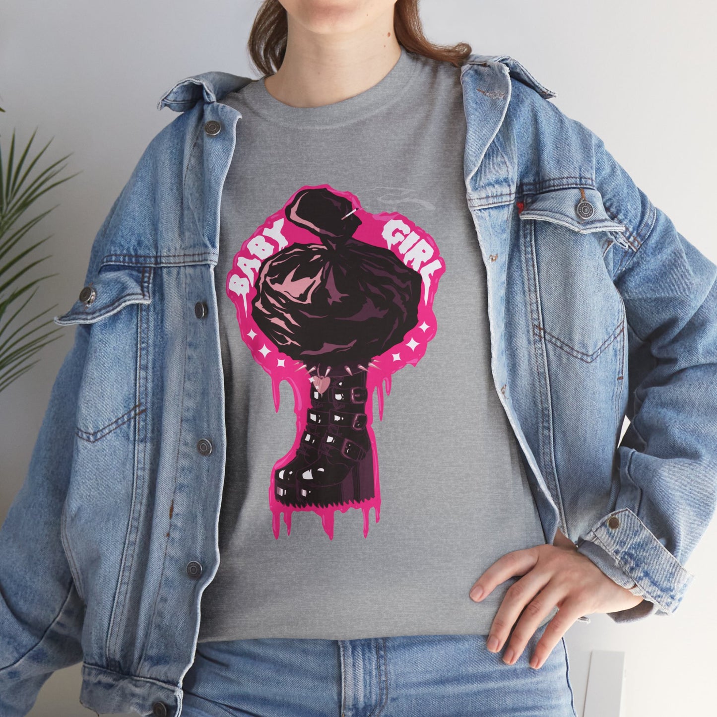 Trash Baby Girl Unisex Heavy Cotton Tee