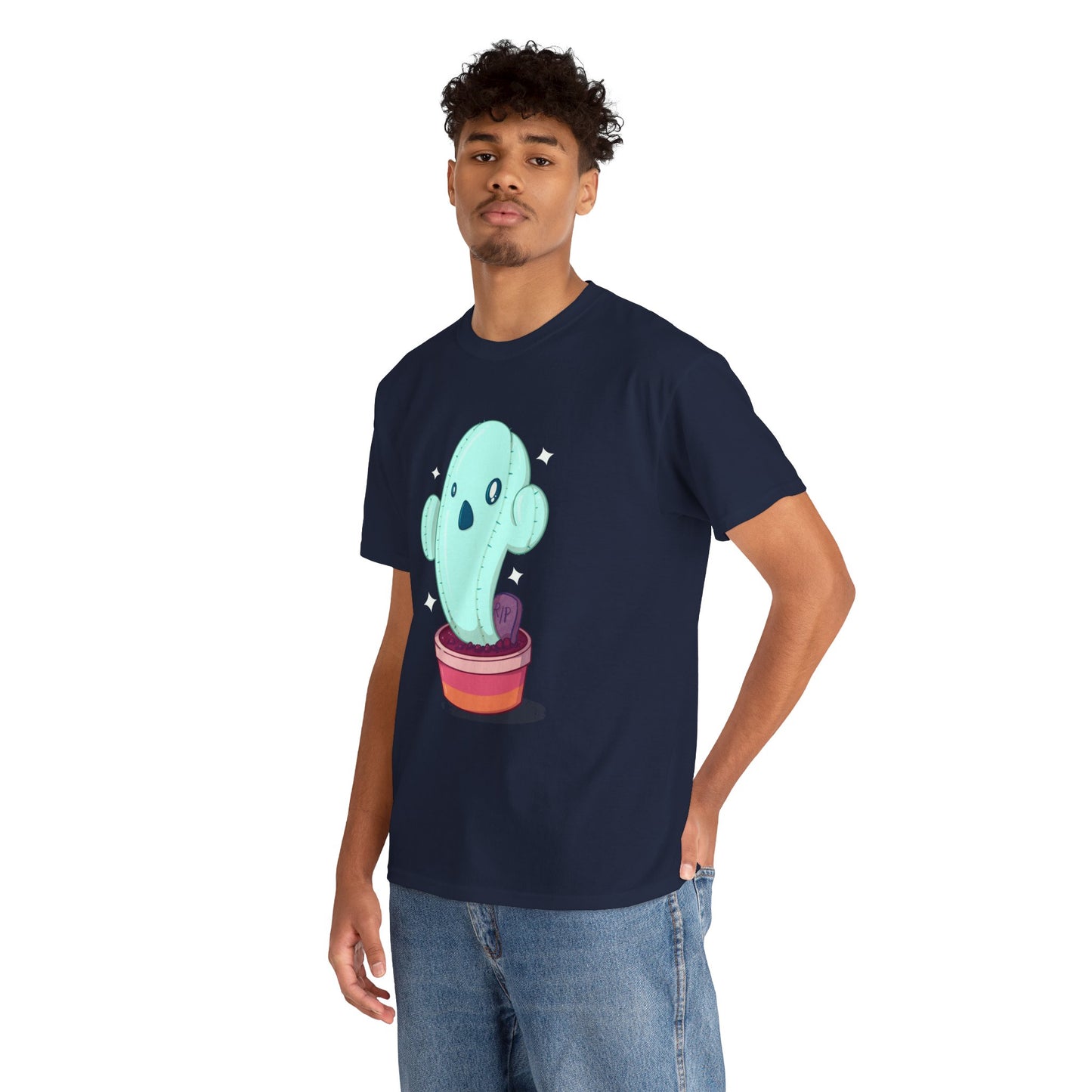 Spooky Succulent Unisex Heavy Cotton Tee