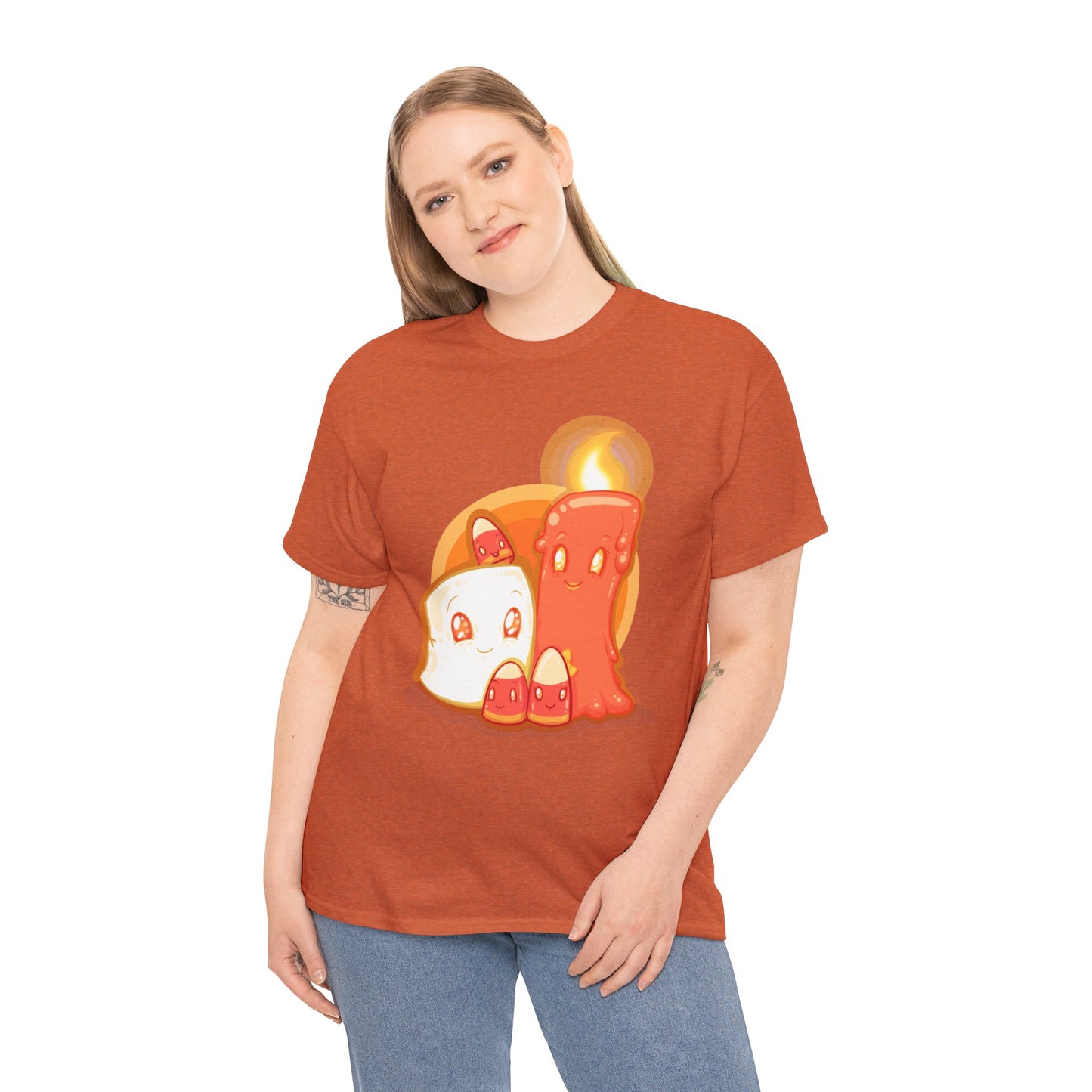 How Candy Corn Is Made Unisex Heavy Cotton Tee