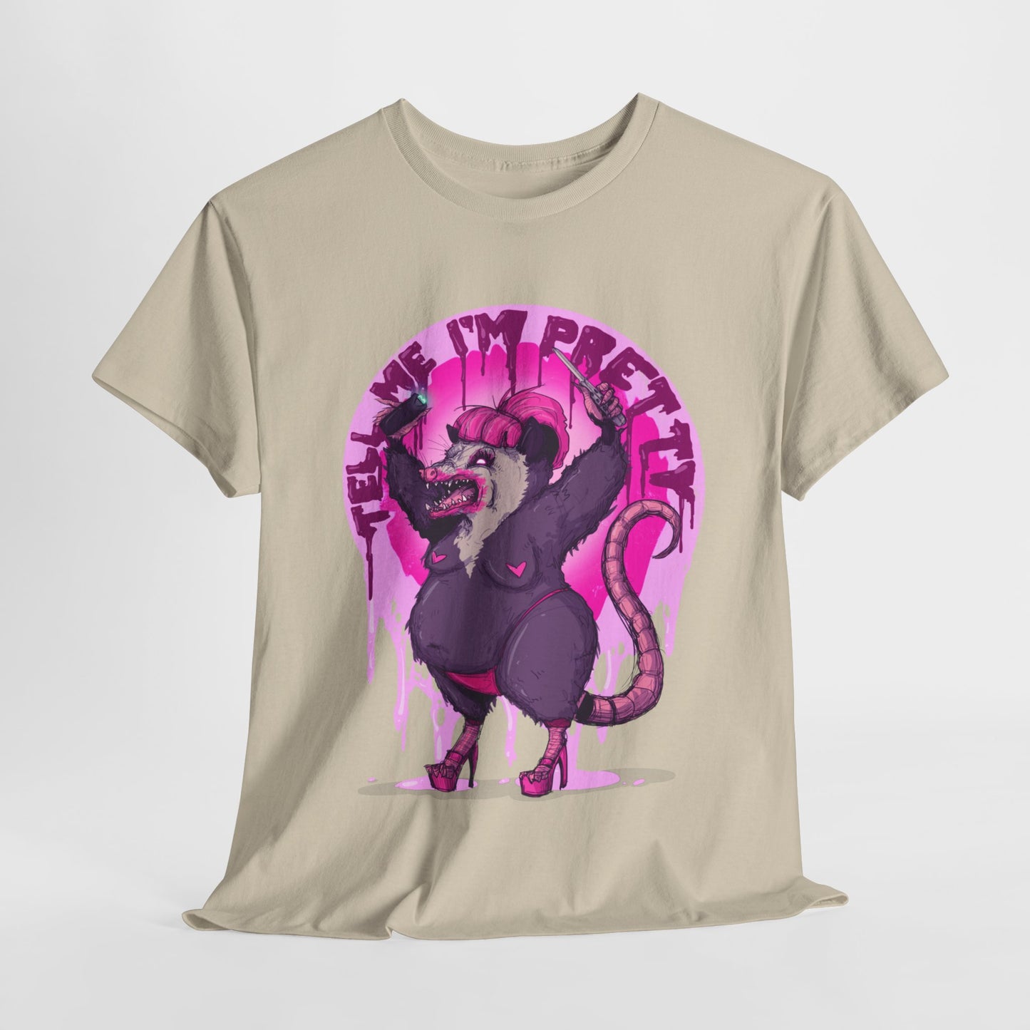 Pretty Opossum Unisex Heavy Cotton Tee
