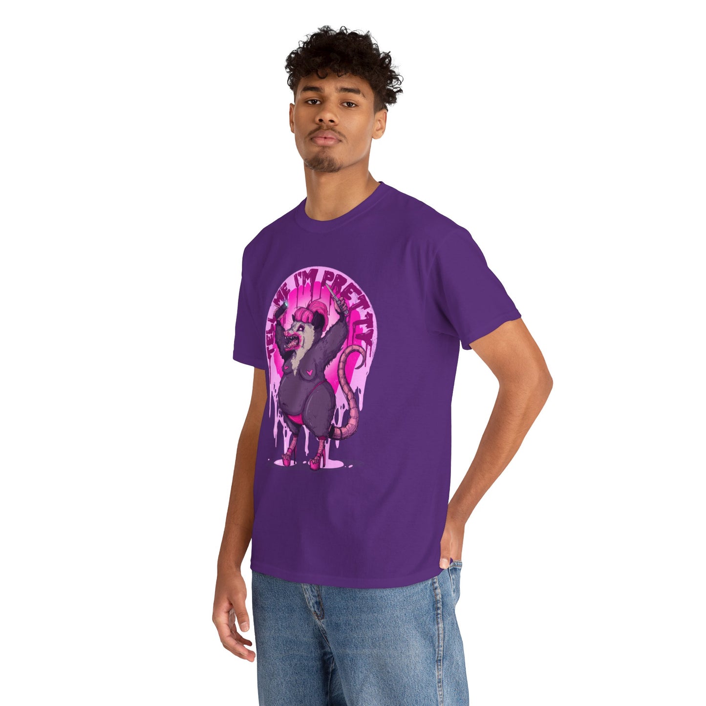 Pretty Opossum Unisex Heavy Cotton Tee