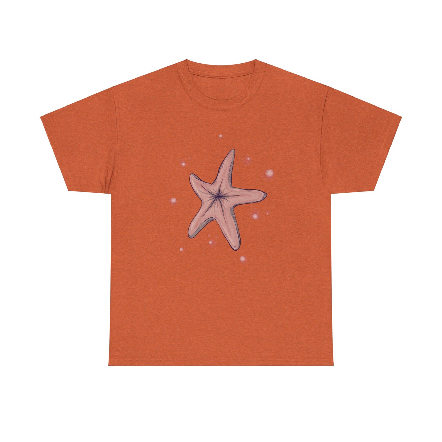 Chocolate Starfish Unisex Heavy Cotton Tee