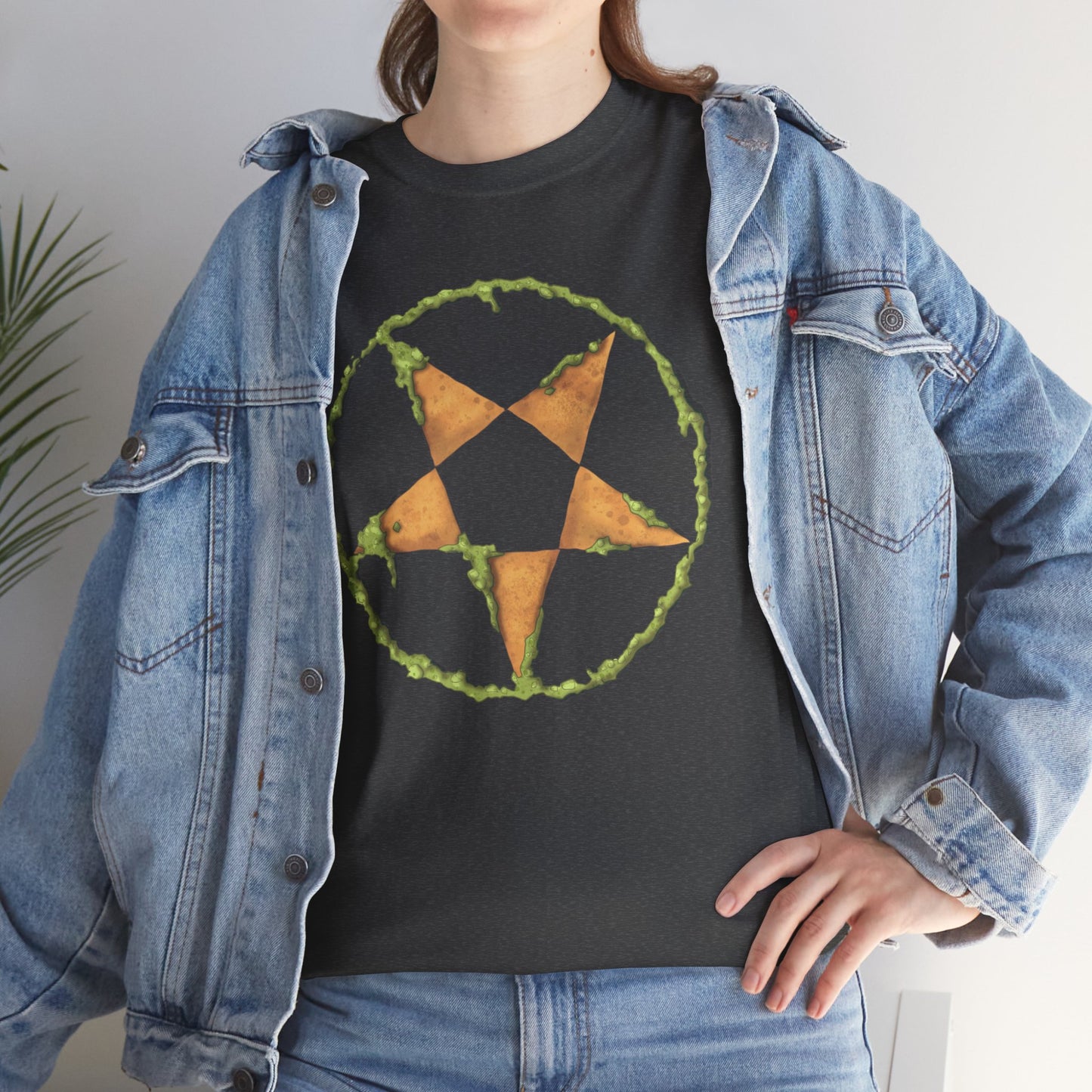 Guacamole Pentagram Unisex Heavy Cotton Tee