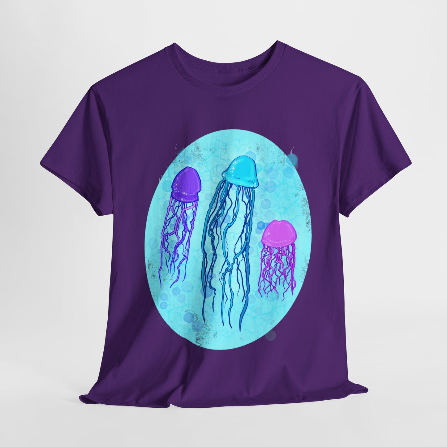 Jellyfish Varieties Unisex Heavy Cotton Tee