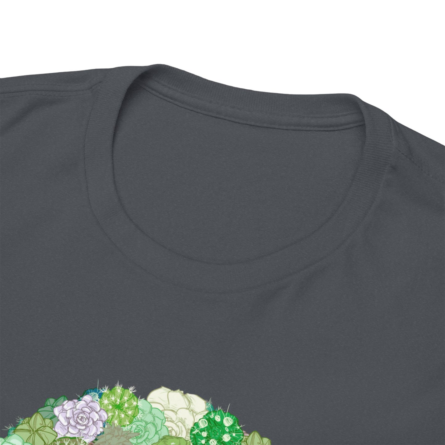 Succulent Skull Unisex Heavy Cotton Tee