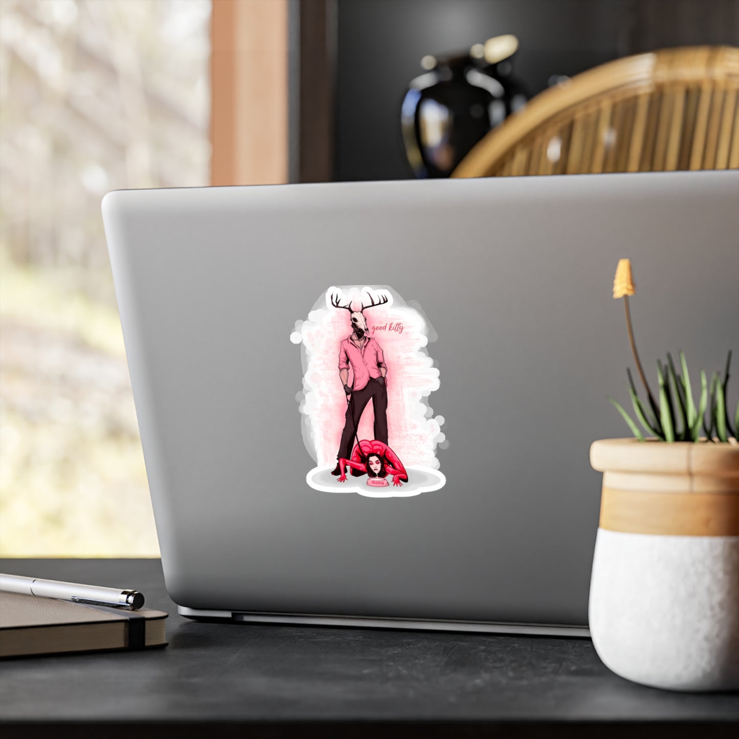 Deer Daddy Series 10: Good Kitty Kiss-Cut Vinyl Decal