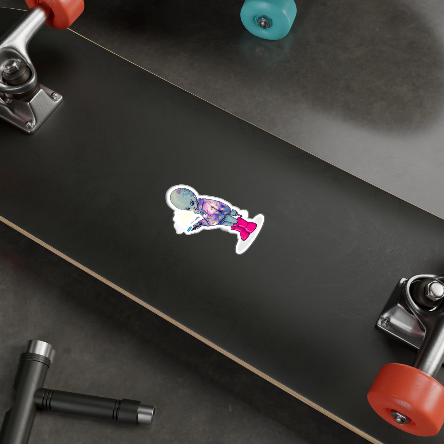 Earth Alien Kiss-Cut Vinyl Decal