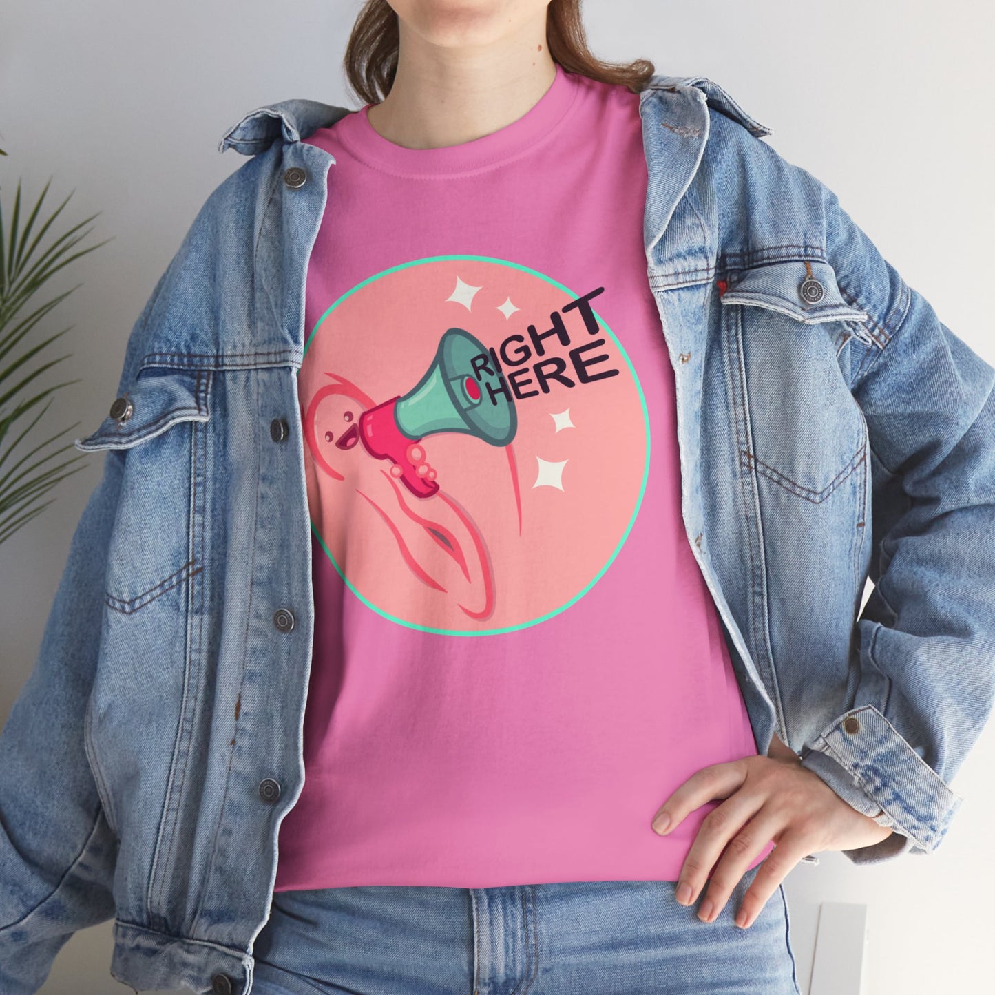 Right Here Unisex Heavy Cotton Tee