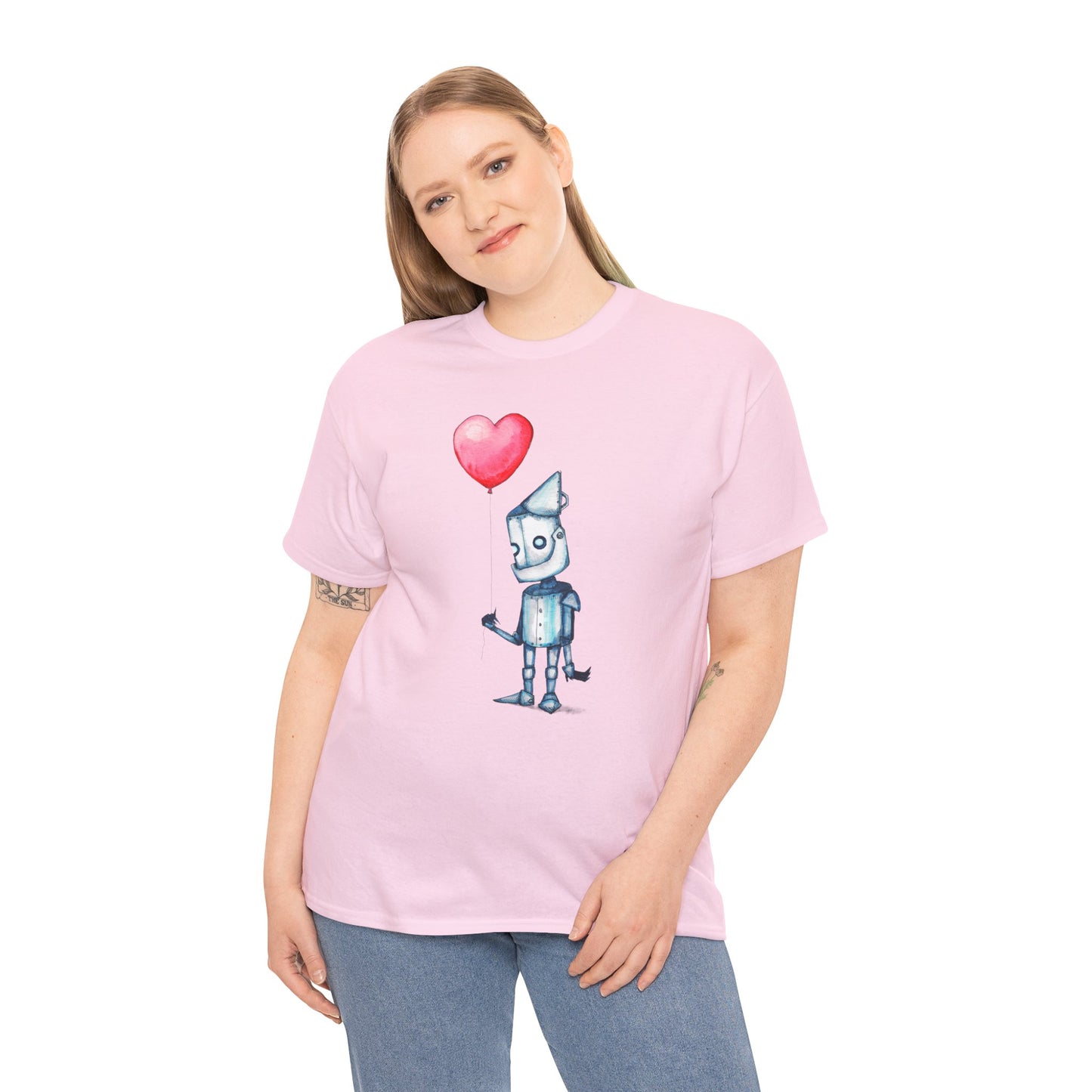 Tinman Gets A Heart Unisex Heavy Cotton Tee