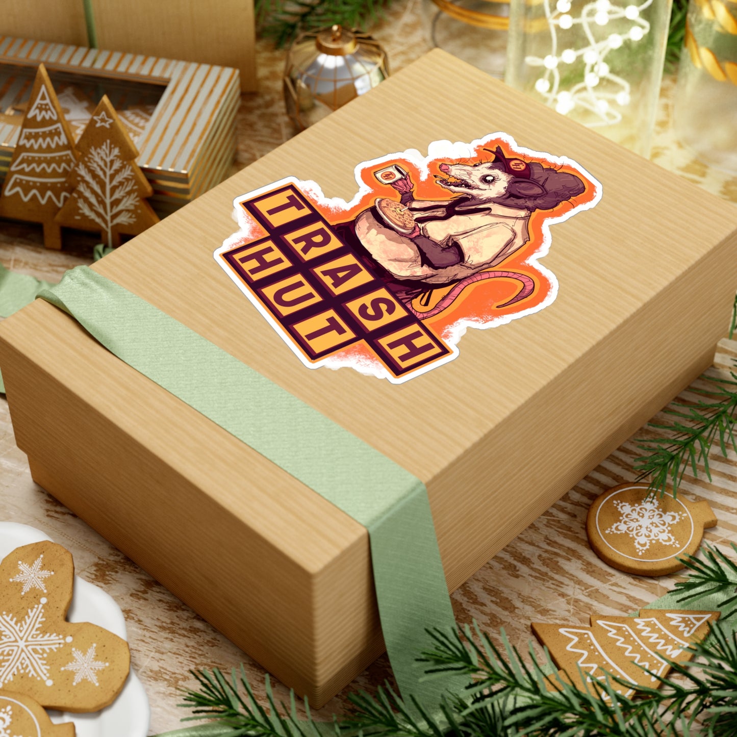 Trash Hut Kiss-Cut Vinyl Decal