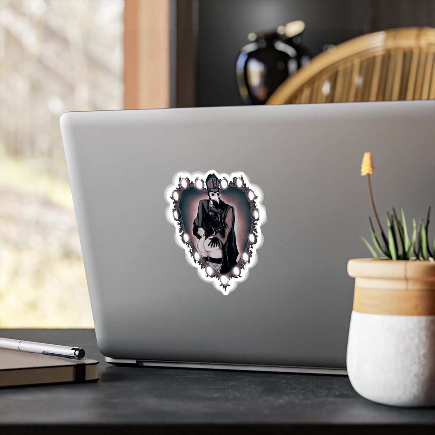 Forbidden Lust Kiss-Cut Vinyl Decal