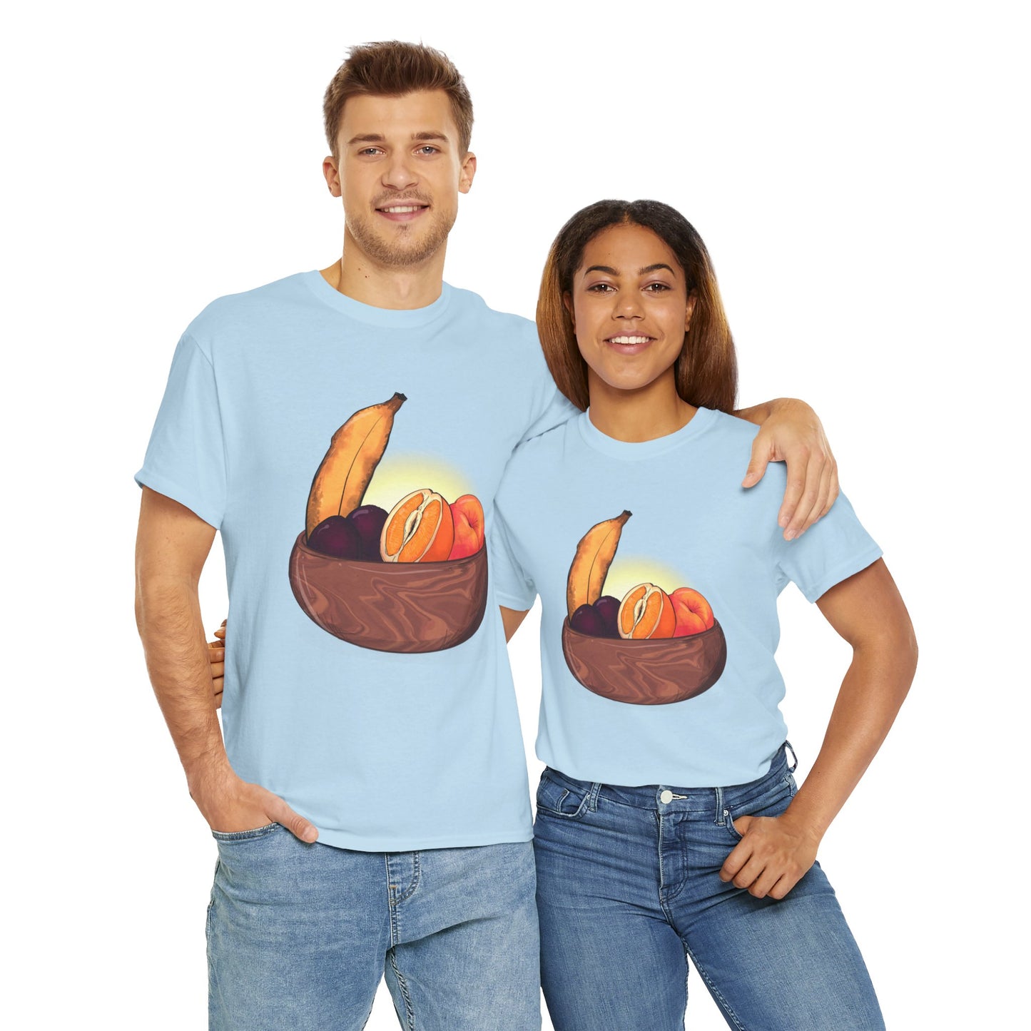 Adult Fruit Basket Unisex Heavy Cotton Tee
