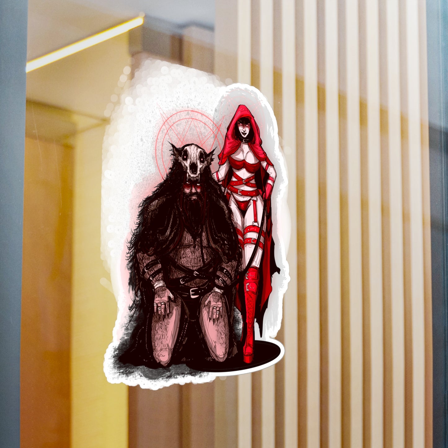 Taming The Wolf Kiss-Cut Vinyl Decal