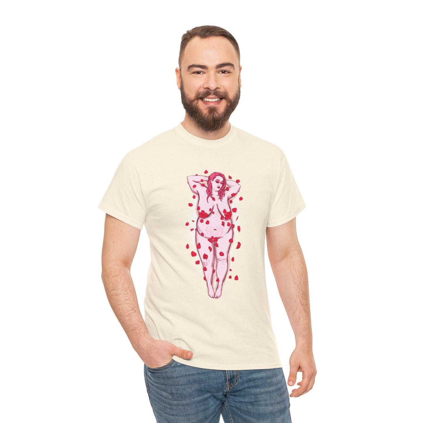 Stretch Heart Unisex Heavy Cotton Tee