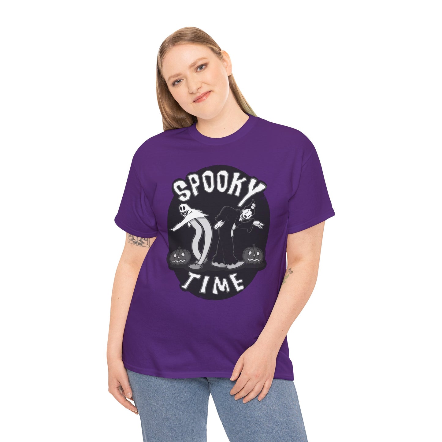 Spooky Time Unisex Heavy Cotton Tee