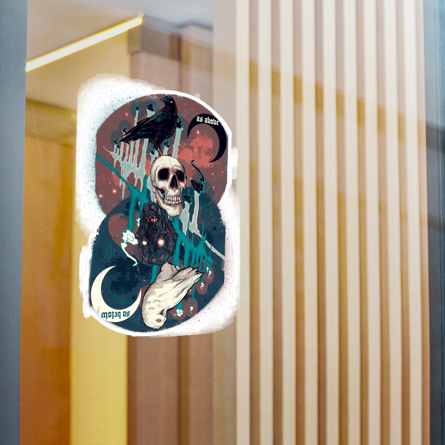 As Above So Below VI Kiss-Cut Vinyl Decal