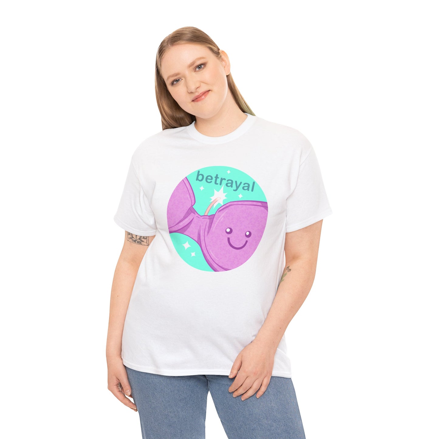 Bra Betrayal Unisex Heavy Cotton Tee