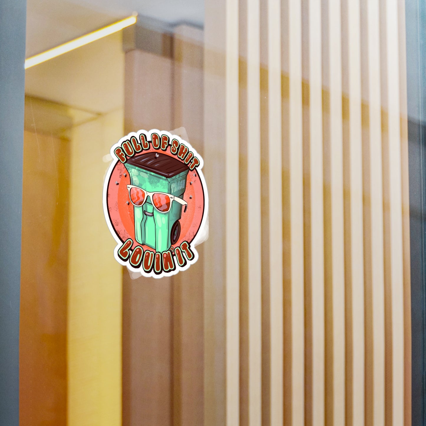 Full Of Shit Kiss-Cut Vinyl Decal