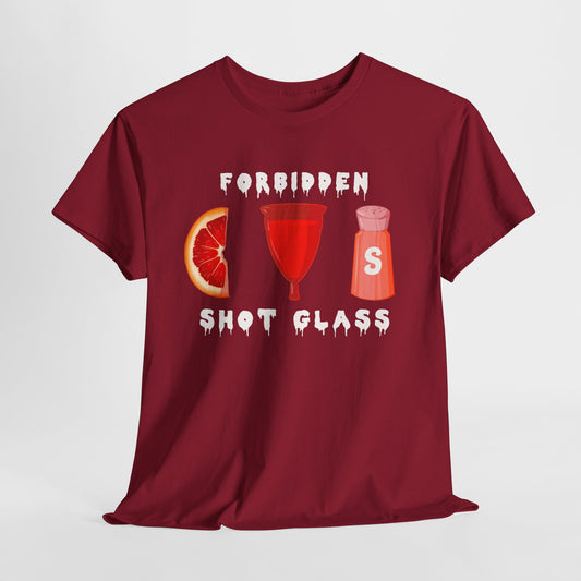 Forbidden Shot Glass Unisex Heavy Cotton Tee