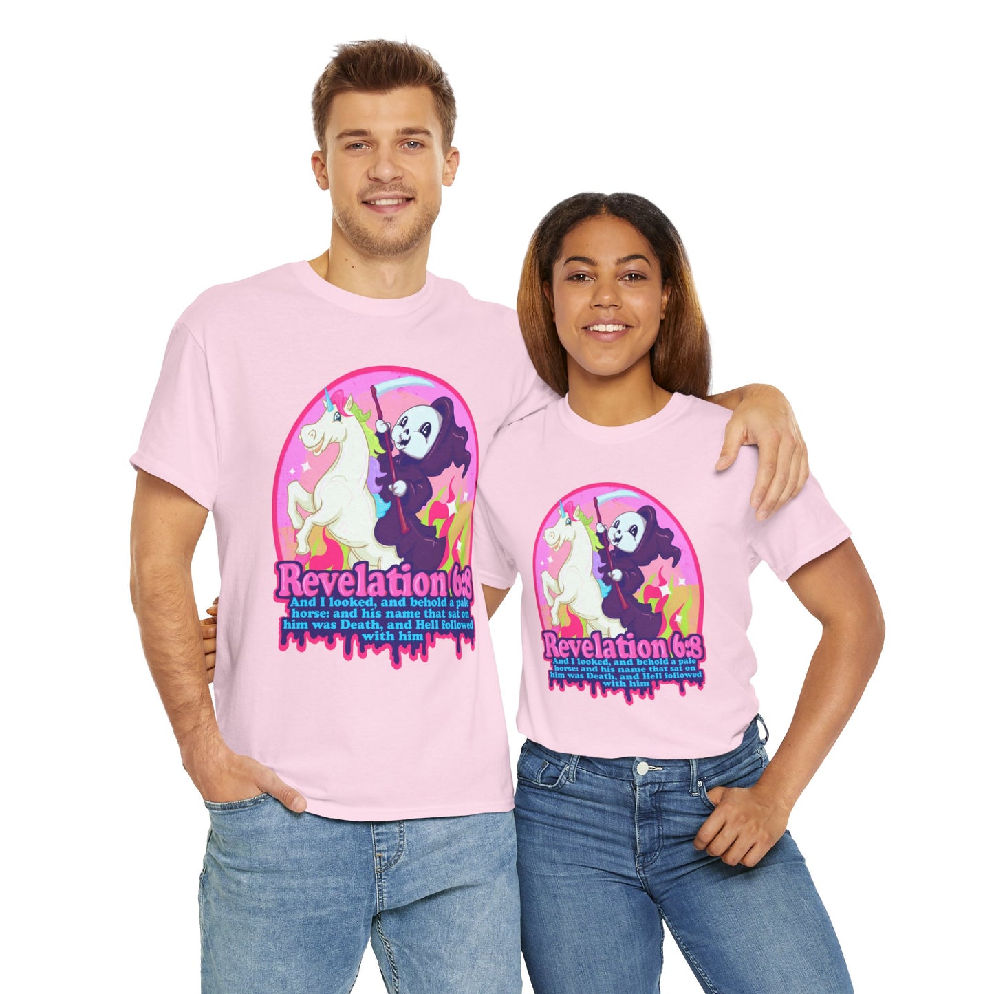 Revelation 6:8 Unisex Heavy Cotton Tee