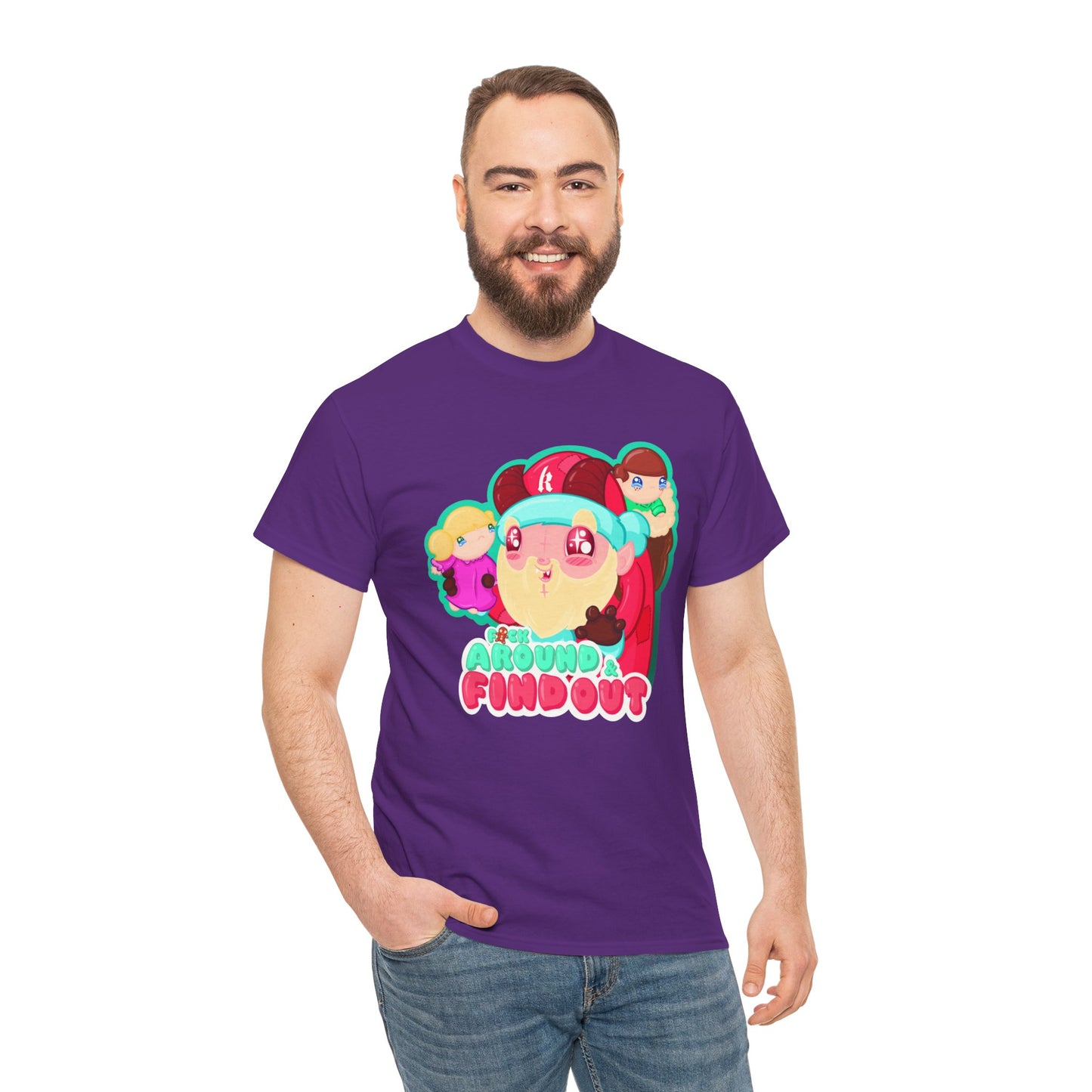 Krampus Is Coming To Town Unisex Heavy Cotton Tee