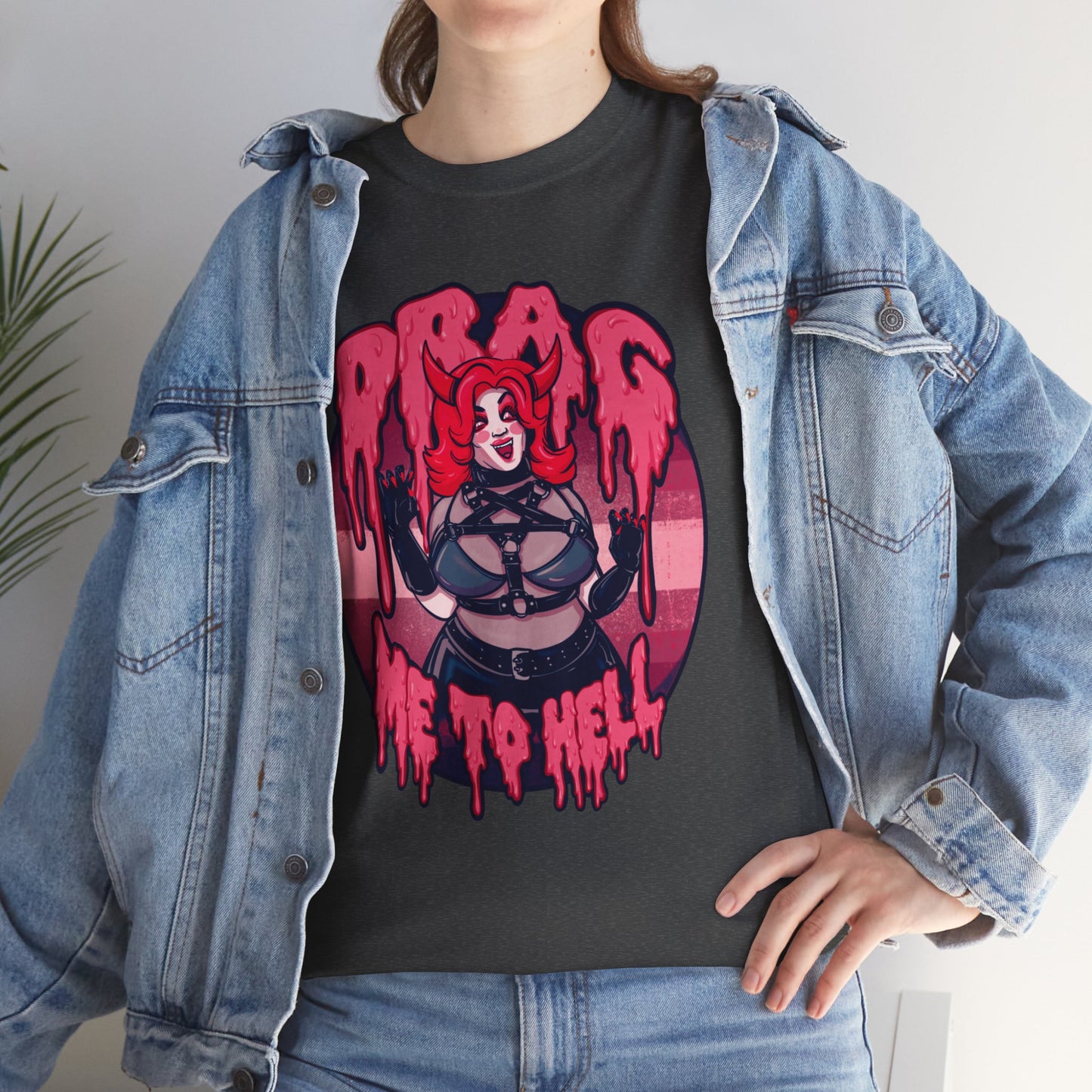 Drag Me To Hell Unisex Heavy Cotton Tee