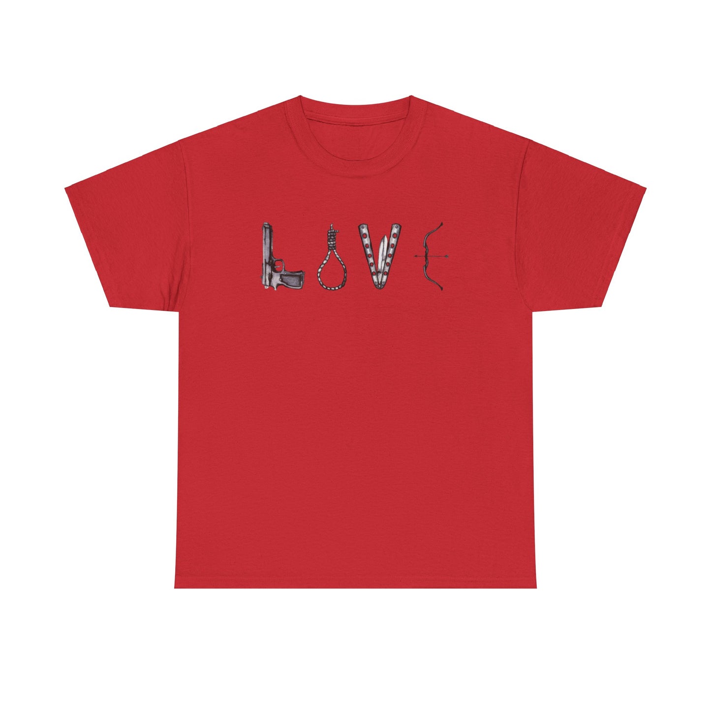Love Is Death Unisex Heavy Cotton Tee