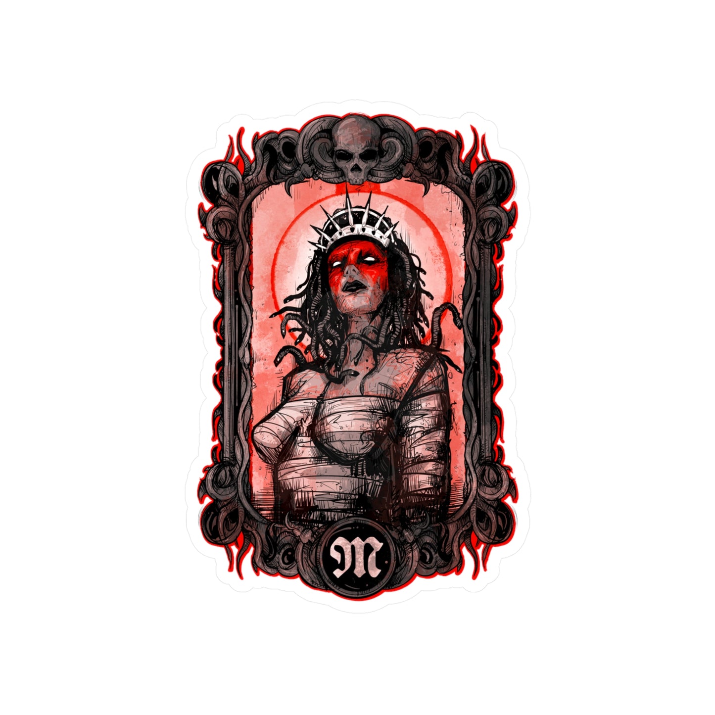 Queen Medusa Kiss-Cut Vinyl Decal