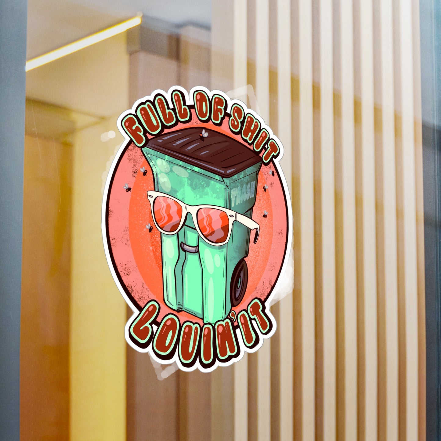 Full Of Shit Kiss-Cut Vinyl Decal