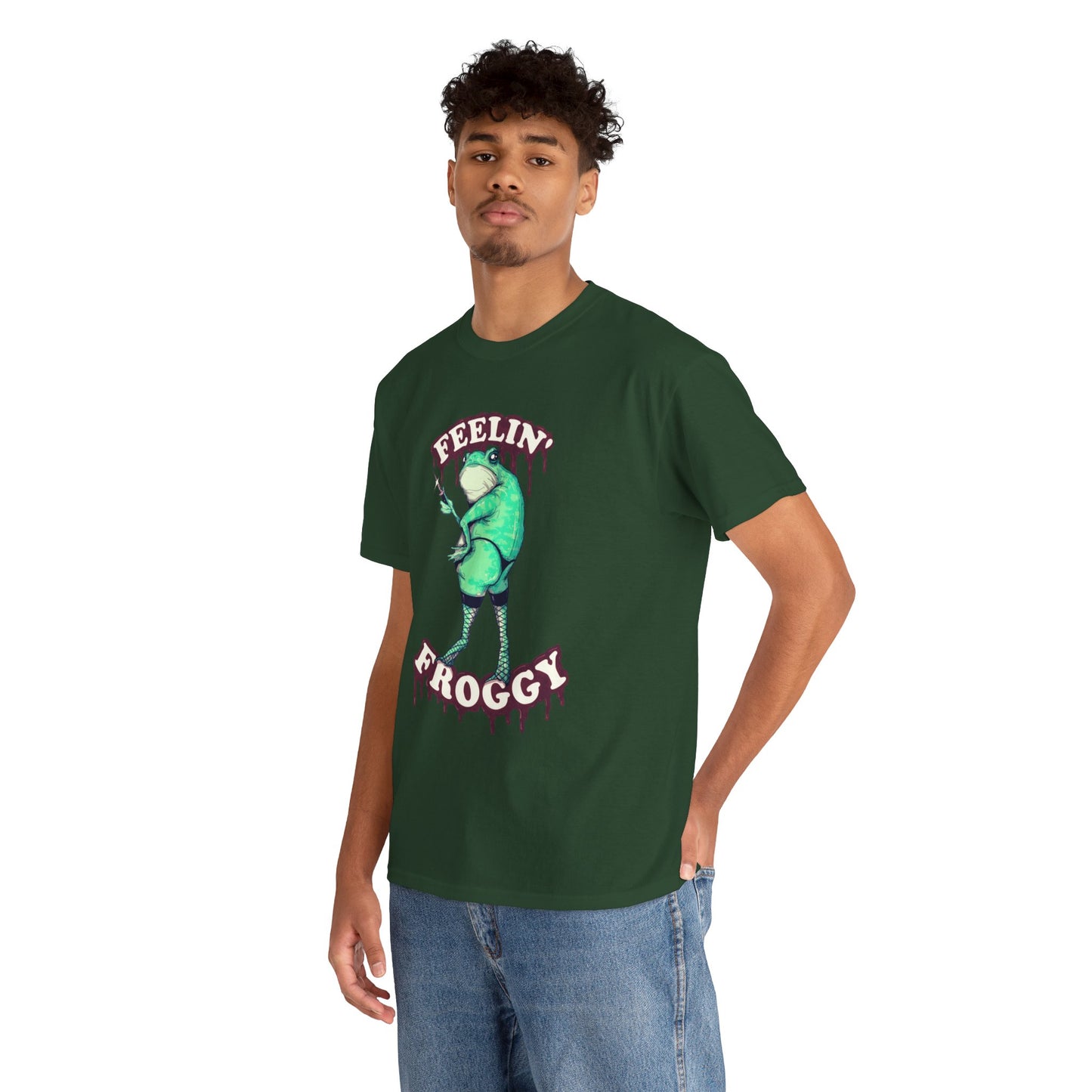 Feelin Froggy Unisex Heavy Cotton Tee
