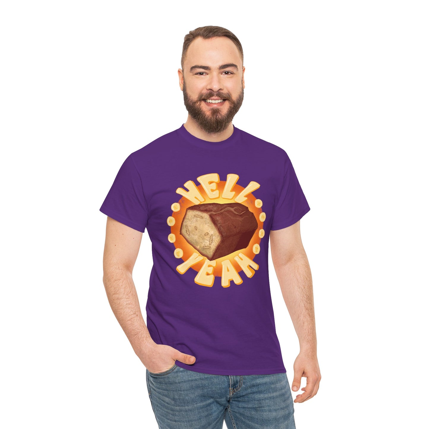 Banana Bread At Work Unisex Heavy Cotton Tee