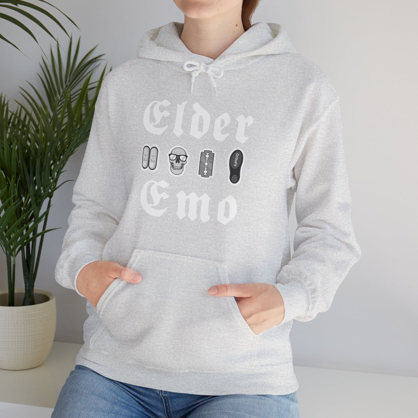 Elder Emo Unisex Heavy Blend Hooded Sweatshirt