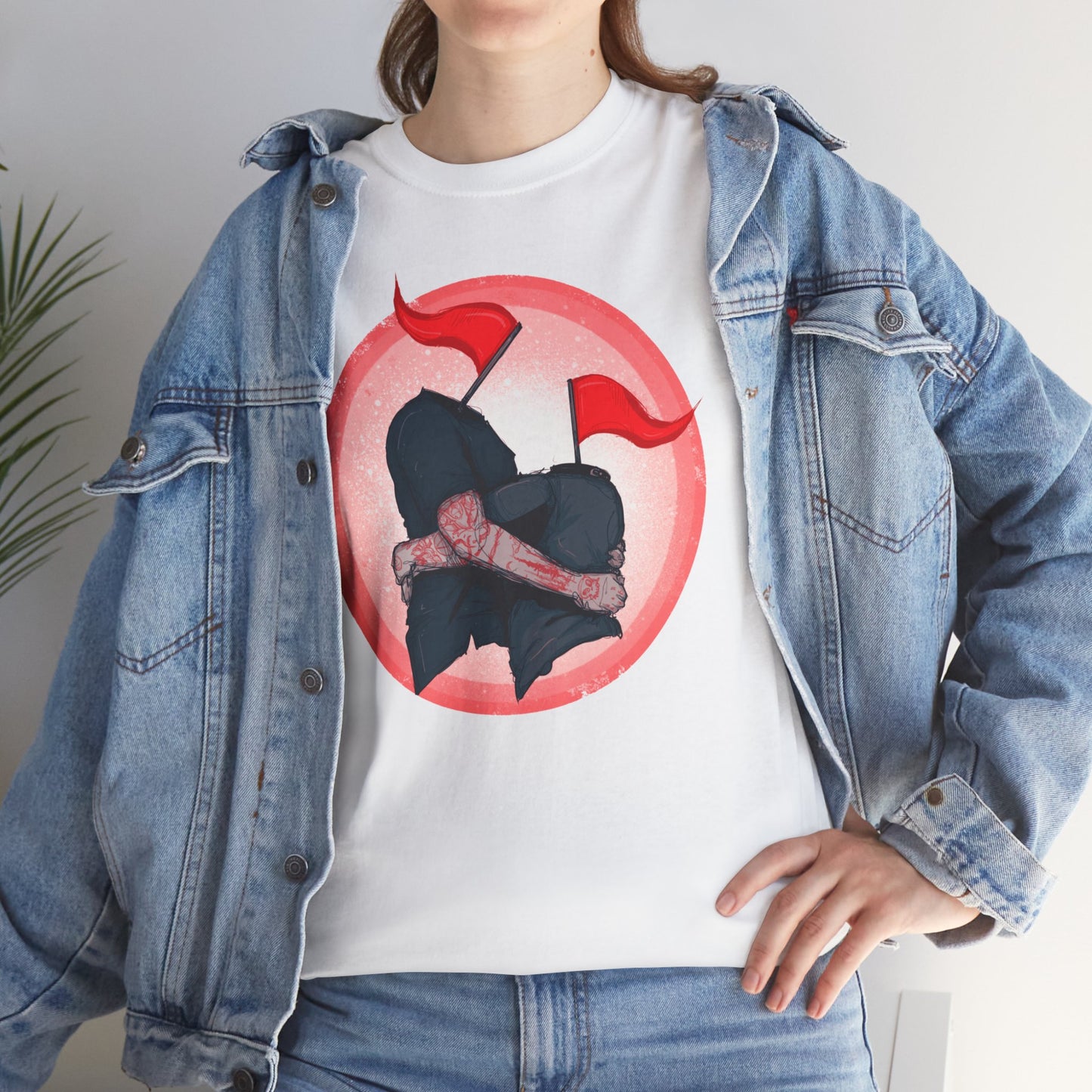 Red Flags Unisex Heavy Cotton Tee
