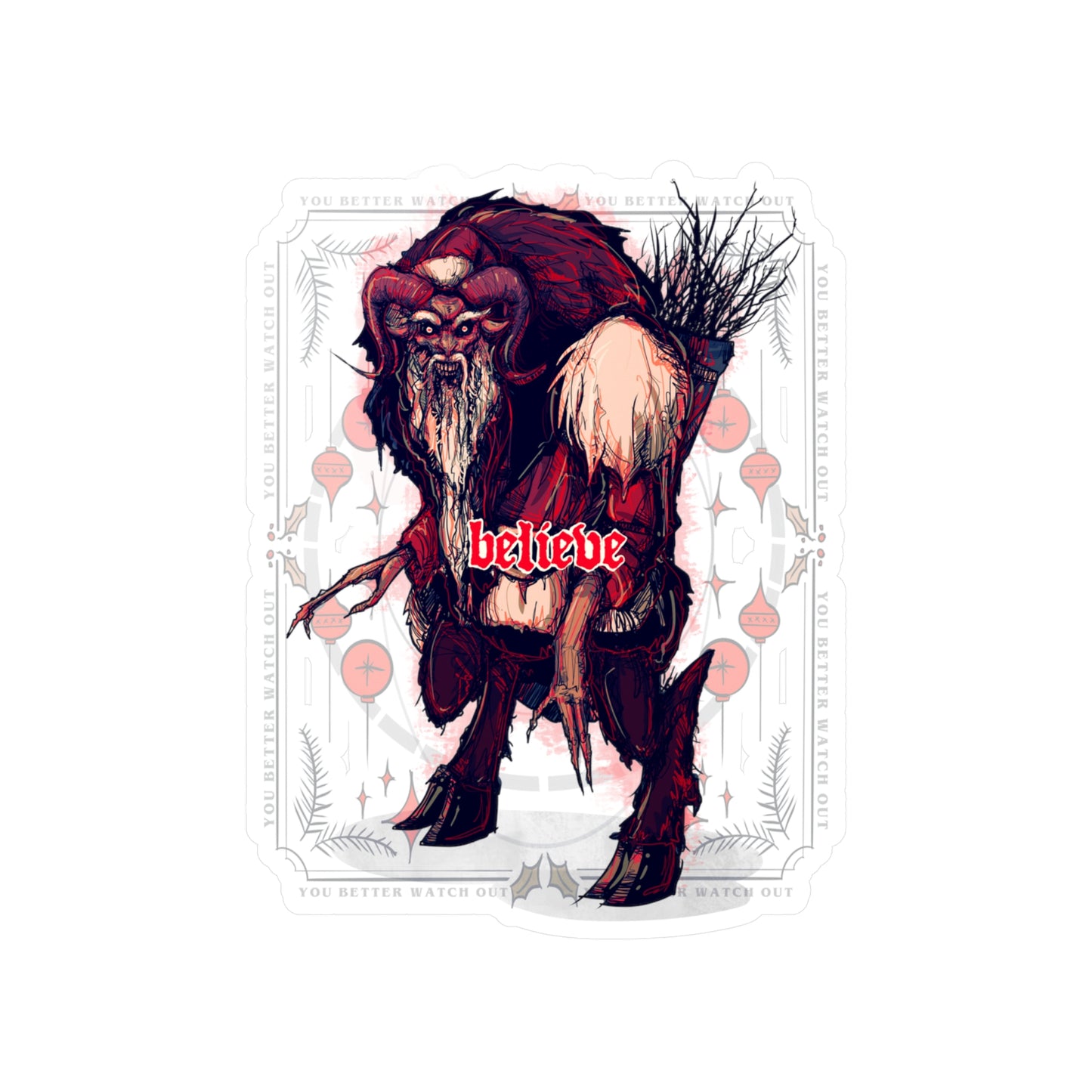 Believe Kiss-Cut Vinyl Decal