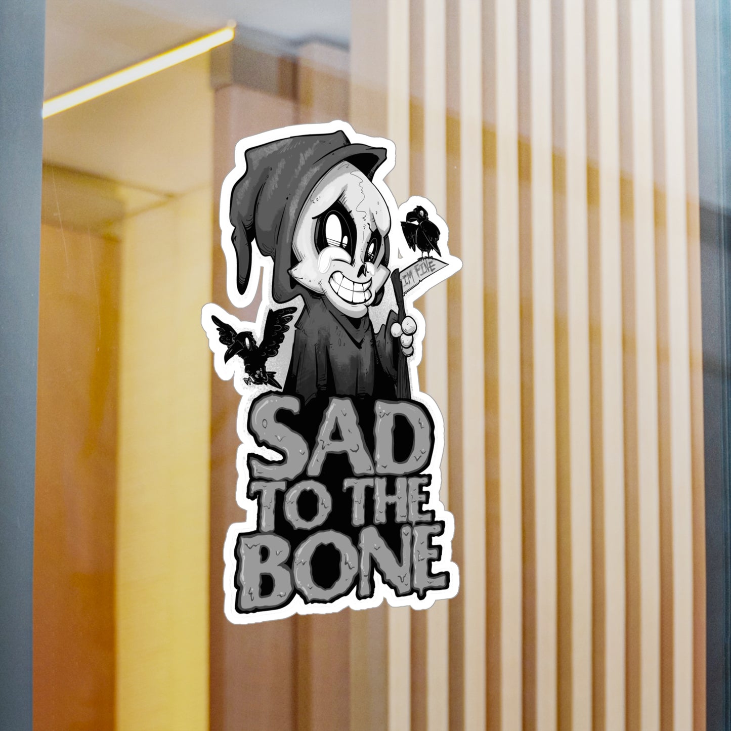 Sad To The Bone II Kiss-Cut Vinyl Decal