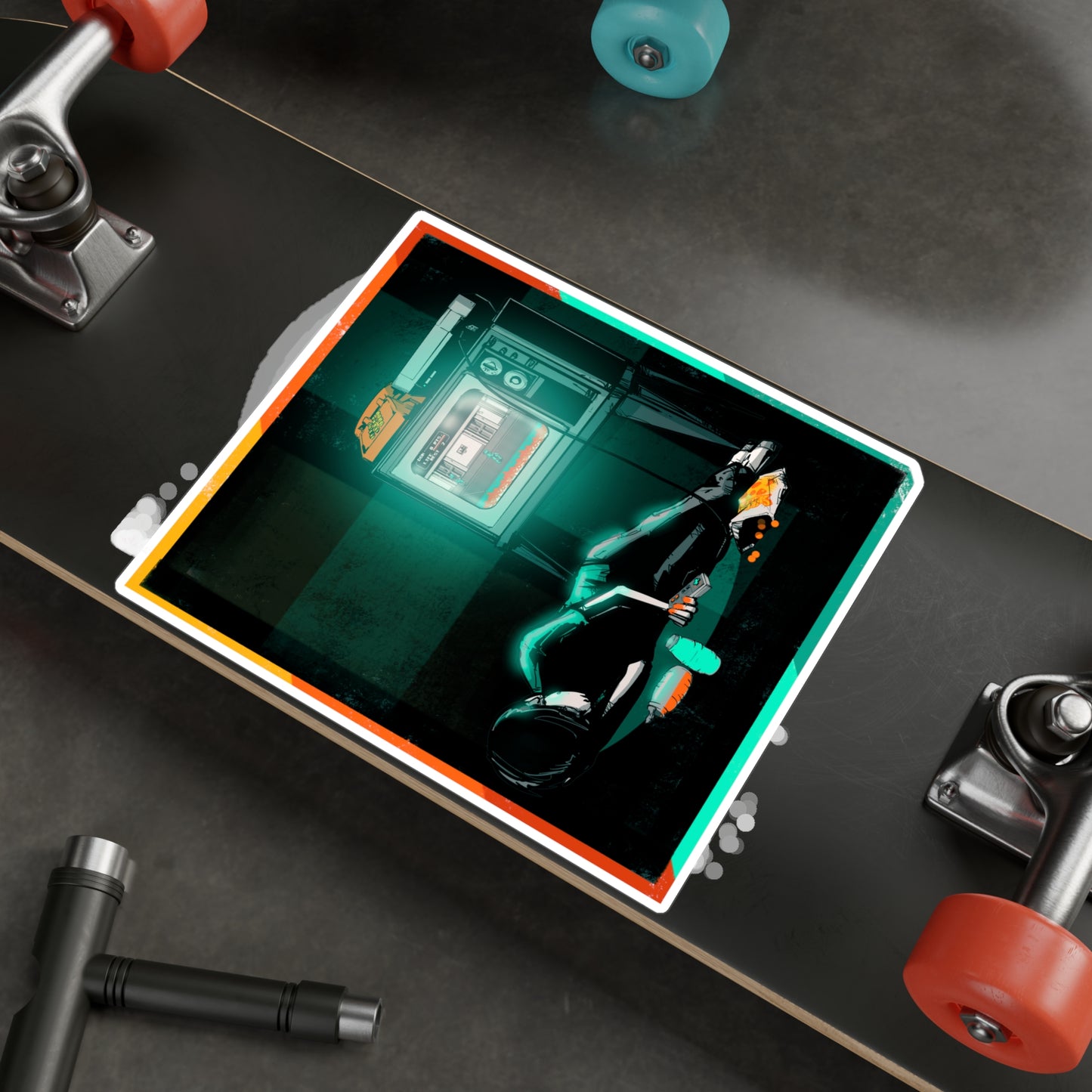 Long Night Kiss-Cut Vinyl Decal