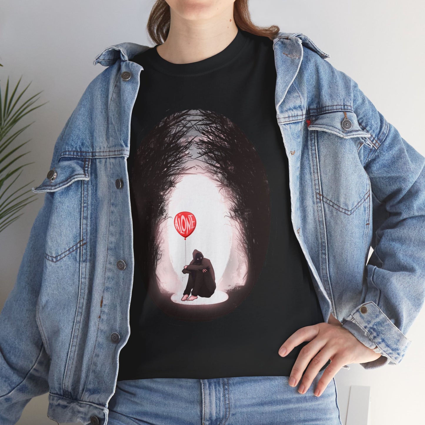 Forever Alone Unisex Heavy Cotton Tee