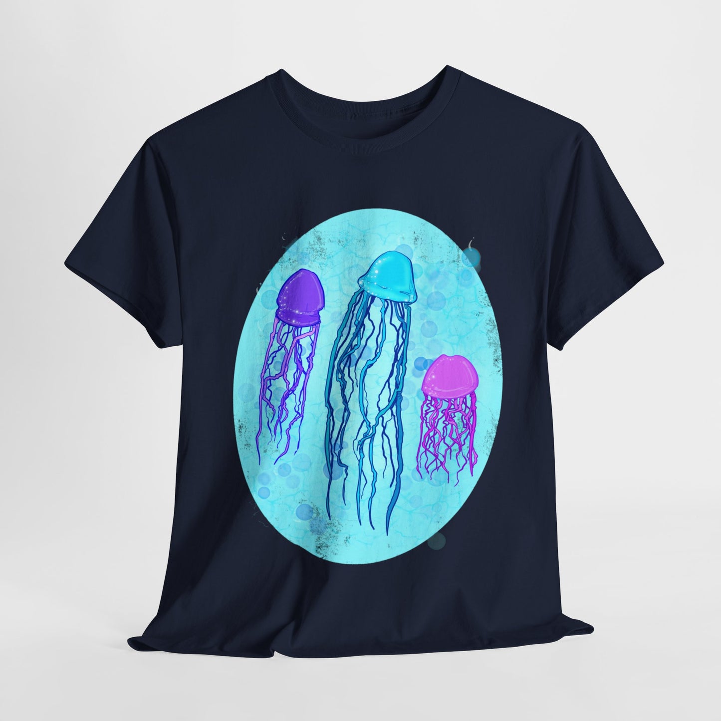 Jellyfish Varieties Unisex Heavy Cotton Tee