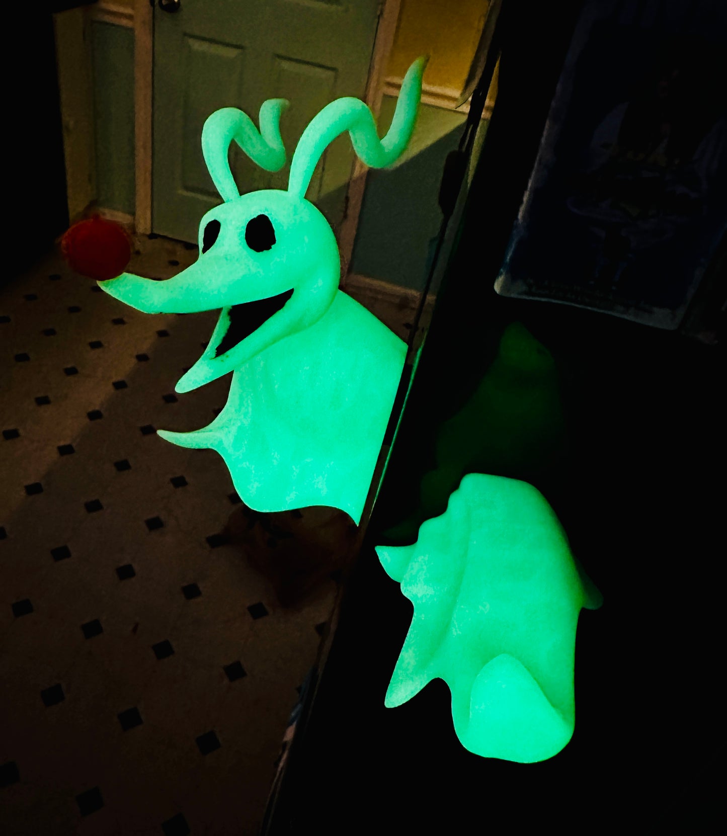 Halloween Ghost Dog 3D Print Fridge Magnet