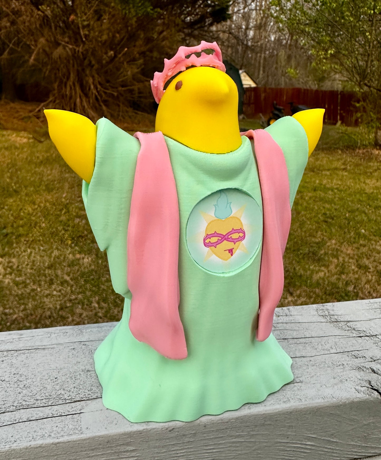 Peepus Christ 3D Printed Figure