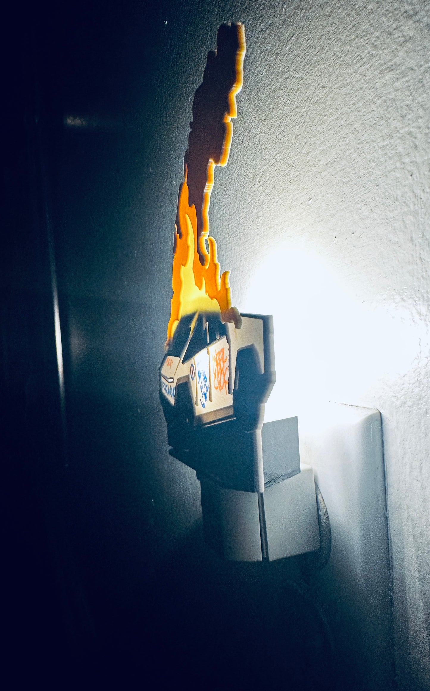 Cyber Wall LED Night Light 3D Lithophane Print