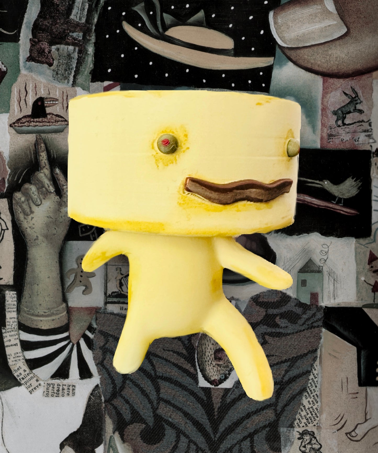 Stinky Cheese Guy 3D Print Figurine