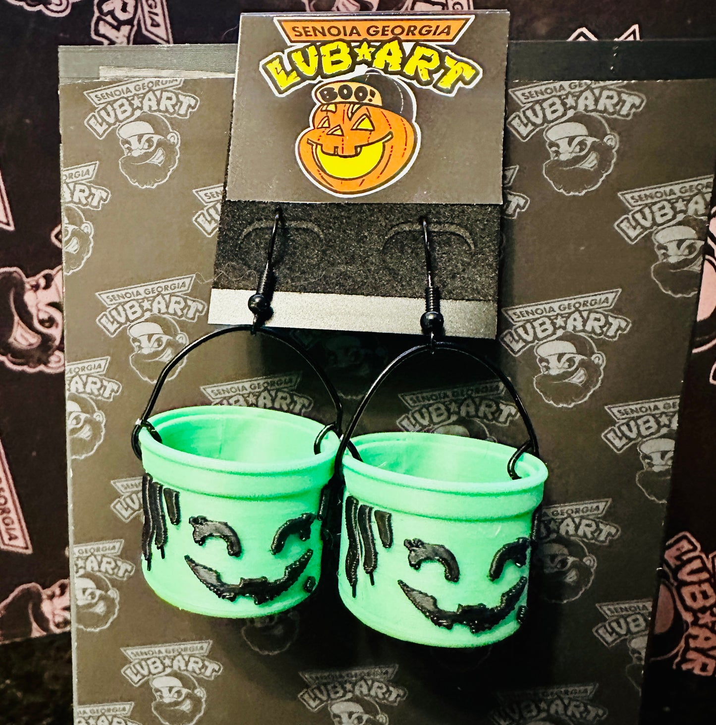 Boo Bucket Earrings