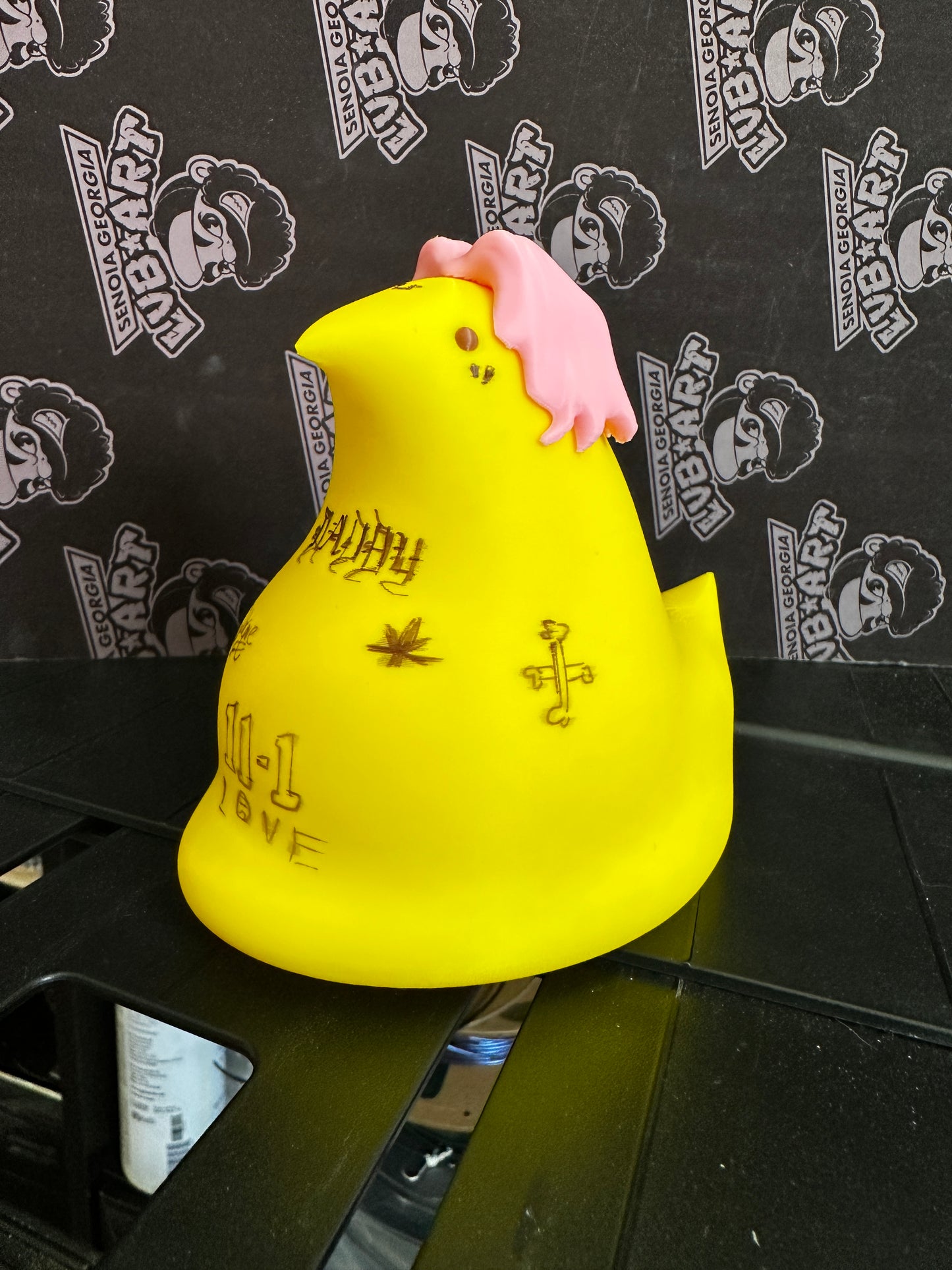 Chick Rapper 3D Printed Figure