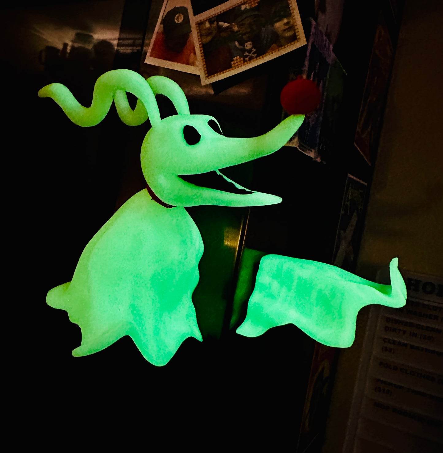 Halloween Ghost Dog 3D Print Fridge Magnet